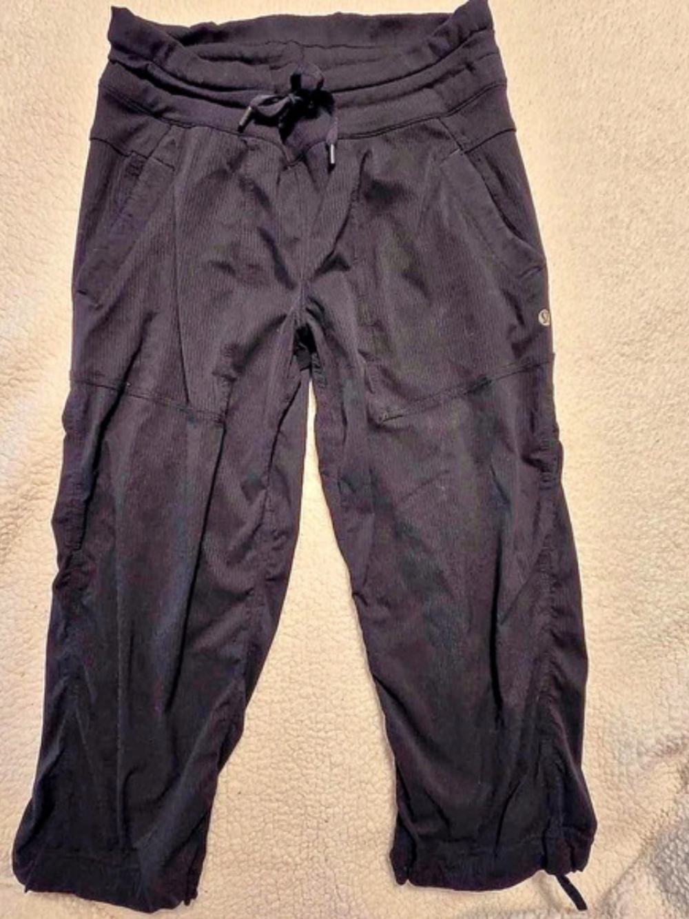 lululemon Dance Studio Mid-Rise Cropped Pant Black Size 4